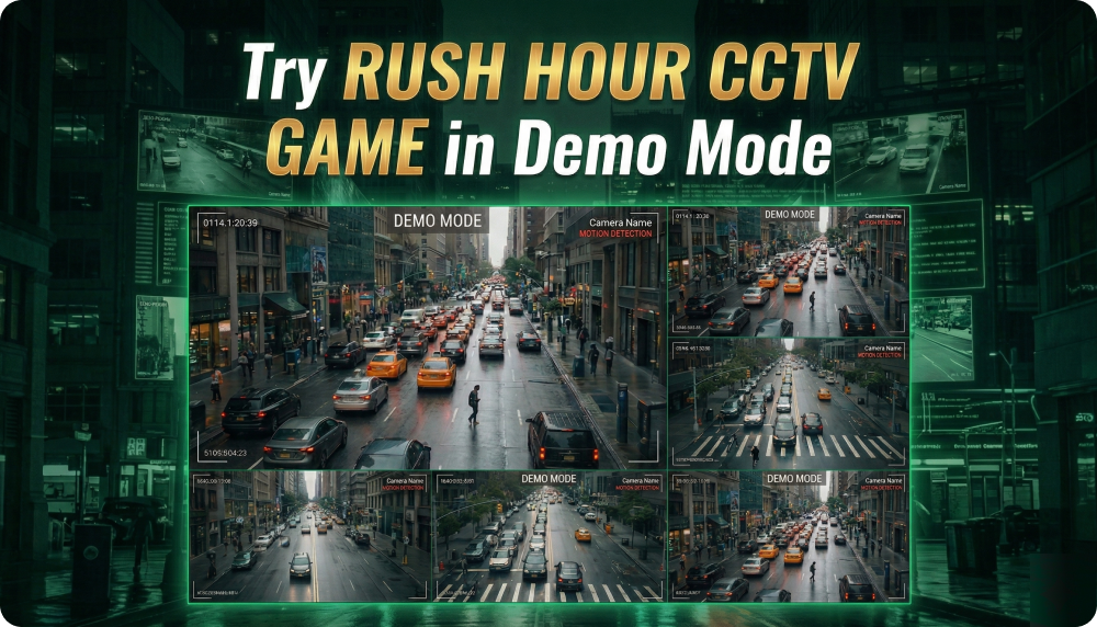 Rush Hour CCTV Game demo for beginners